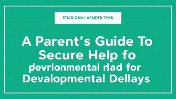 A Parent’s Guide To Secure Help For Developmental Delays