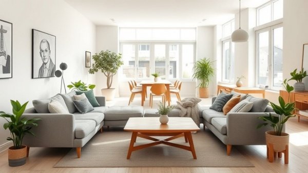 Cozy living room highlighting common furniture mistakes.
