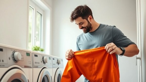 Father and son folding laundry using shake method, showcasing benefits.