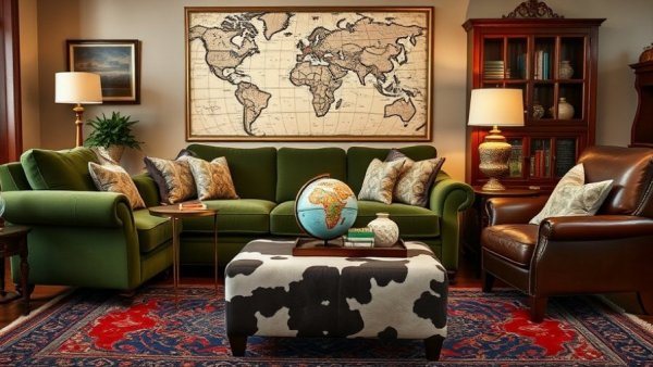 Classic family room decorating ideas with elegant and cozy elements.