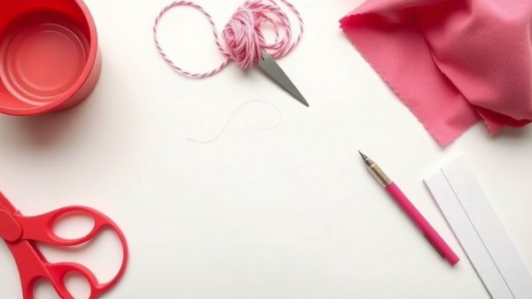 Materials for jellyfish crafts for kids: bowl, felt, string.