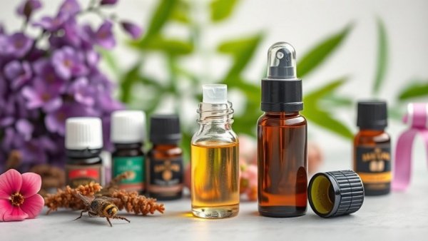 Essential oils and roller bottle for bug bite remedies.
