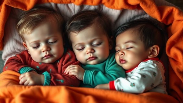 Two toddlers peacefully asleep as part of their bedtime routine.