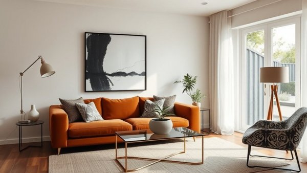 Minimalist home decor benefits in modern living room with sleek design