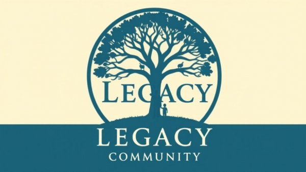Legacy Community logo with family and tree for legacy giving