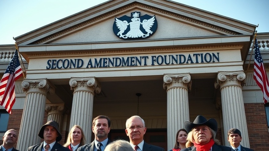 SAF building symbolizing gun rights history and firearm advocacy efforts.