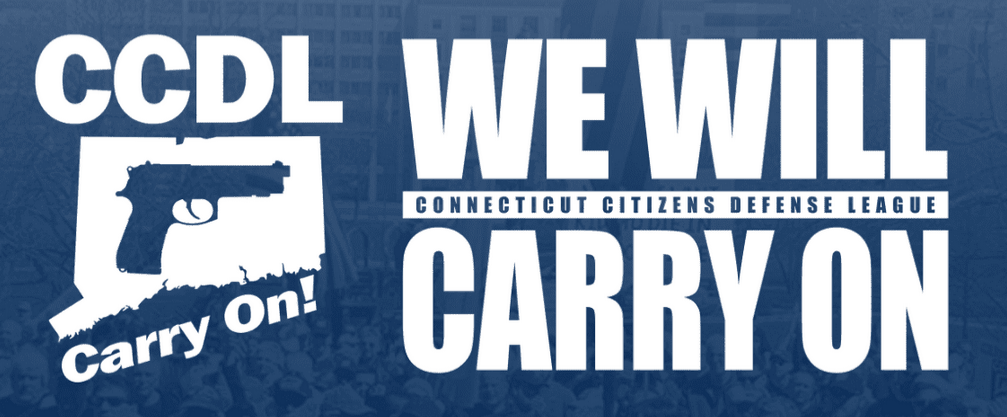 Connecticut Citizens Defense League meeting in a park setting.