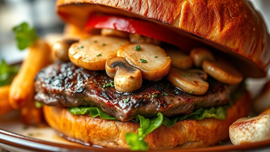 Elevate Your Meal with the Beef & Shroom Burger: A Healthy Twist