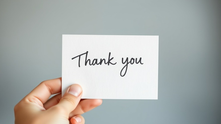 The Power of Handwritten Thank-You Notes in Concierge Medicine