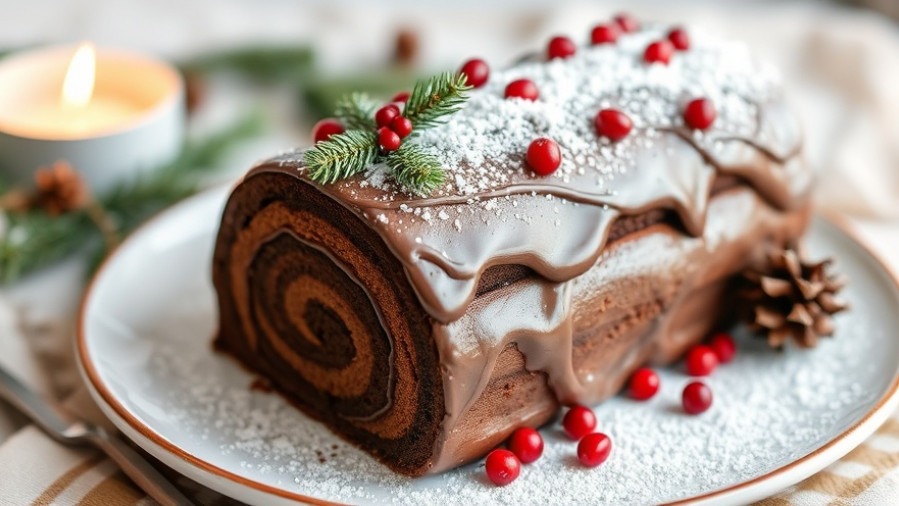 Transform Your Festive Feast with Modern Takes on Yule Log Cake