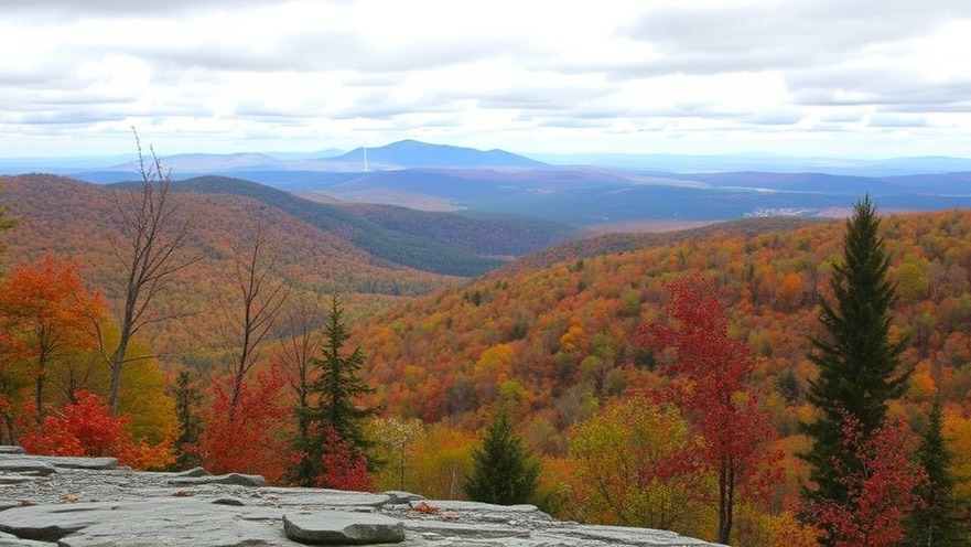 Scenic view of Catskills NY showcasing tiny house living and sustainable homes.