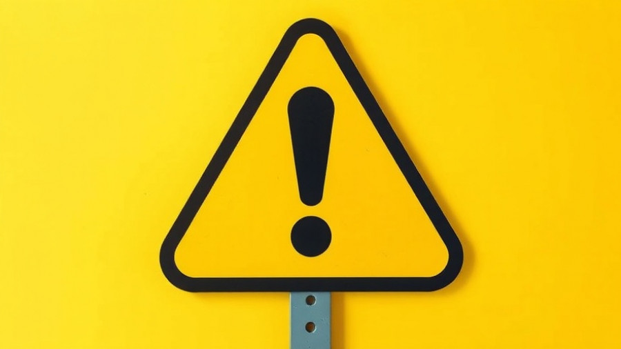 Warning sign highlighting dog food ingredients to avoid for safety.