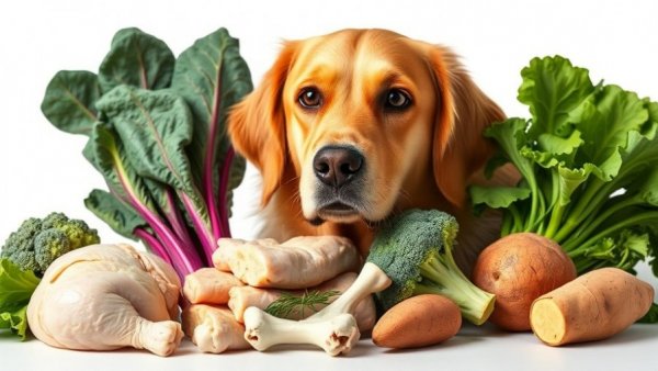 Golden retriever exploring healthy raw dog food options, why is my dog licking their groin area