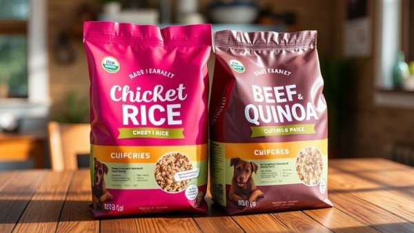 Fresh dog food packages by California Dog Kitchen.
