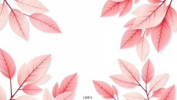 Abstract album cover with leaf patterns and text.