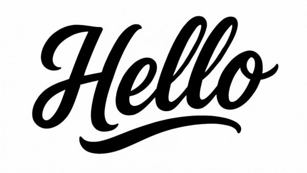 Stylized bold black text logo in cursive on white background