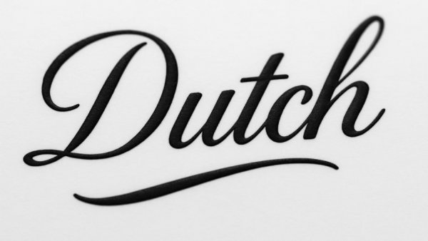 Bold black cursive Dutch logo for online vet services