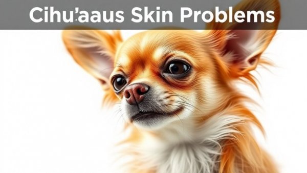 Chihuahua scratching its neck, indicating skin irritation.