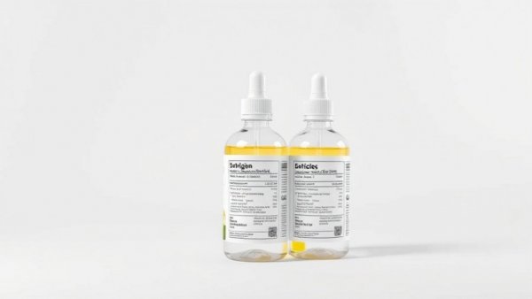 Liquid supplements for dogs: Mobility and Clear Sight bottles.