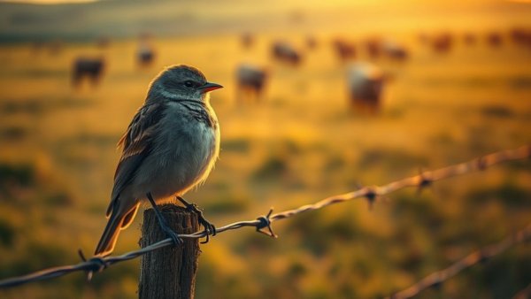 Support for Voluntary Conservation Programs with a bird on a fence.