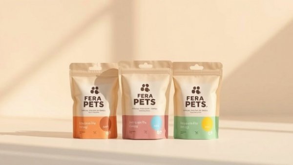 Fera Pets supplements in minimalist packaging on neutral backdrop.