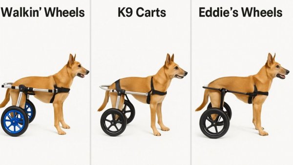 Walkin’ Wheels vs K9 Carts vs Eddie’s Wheels