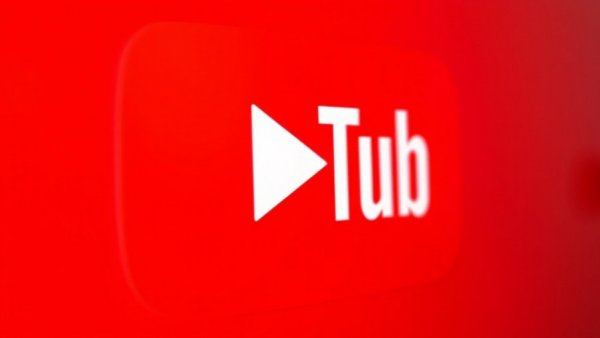 YouTube logo representing video content platform.
