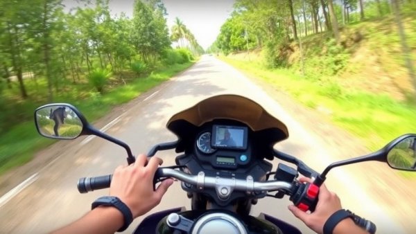 How to record clear audio while riding a motorcycle #motorcyclevlog