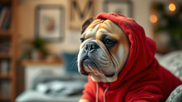 Bulldogs are adorable pets, often good with kids.