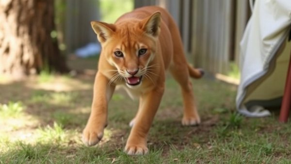 Nala's stomps are just her little way of saying hello ?