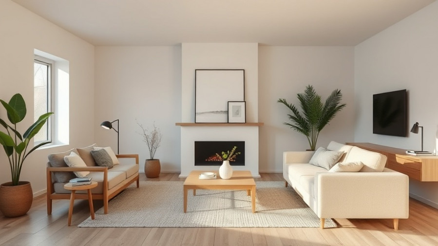 Tranquil Scandinavian living room showcasing minimalist design and emotional connection.