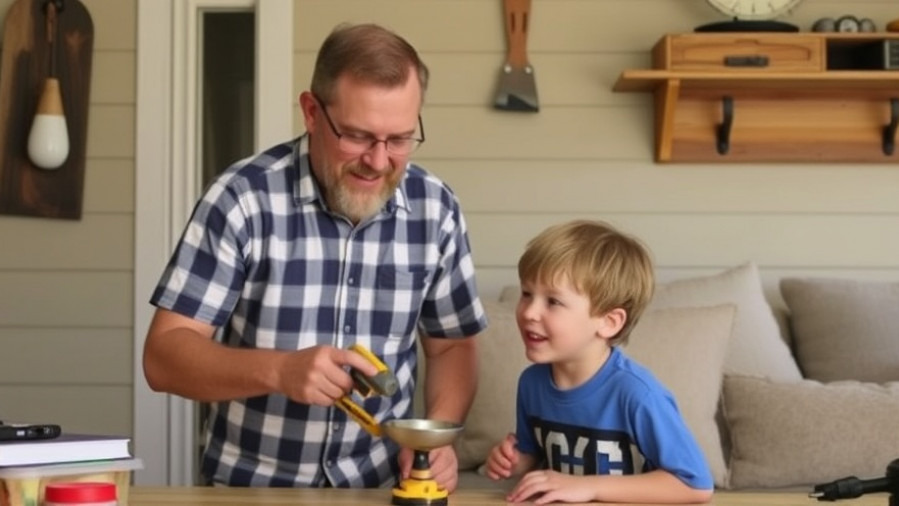 A dad shares a funny DIY backyard makeover blunder with his son.