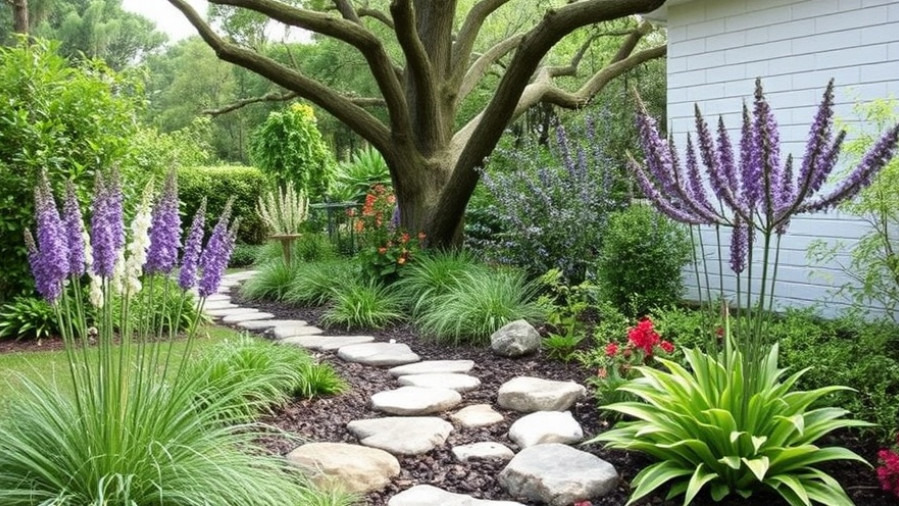 Eco-friendly Tampa outdoor living spaces with native plants enhancing sustainability.