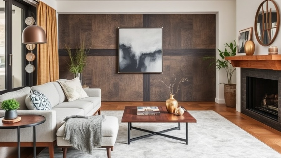 Enhancing visual harmony in design with varied textures and natural elements.