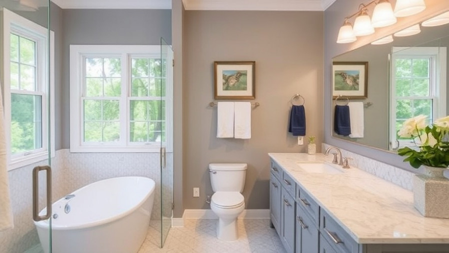 Stylish bathroom renovation ideas for small bathrooms in Hampton Roads.