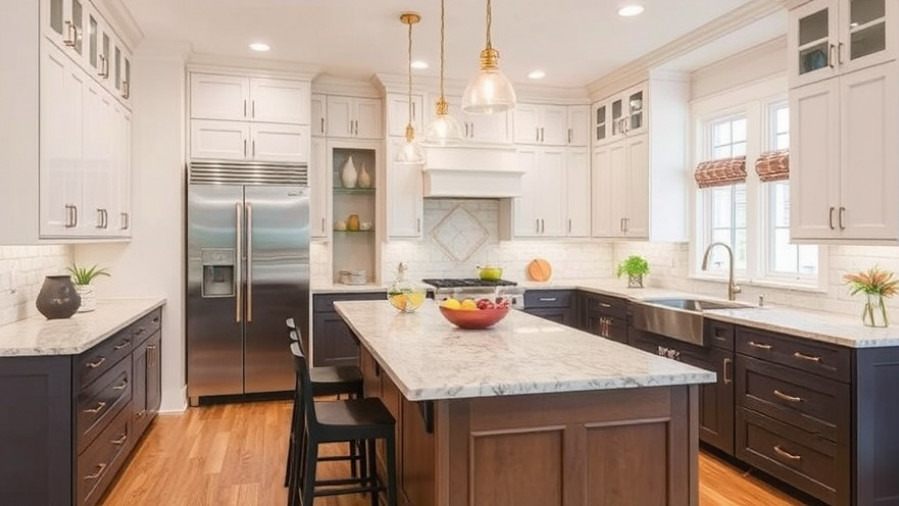 Home improvement kitchen redesign showcasing a functional, stylish layout in Hampton Roads.