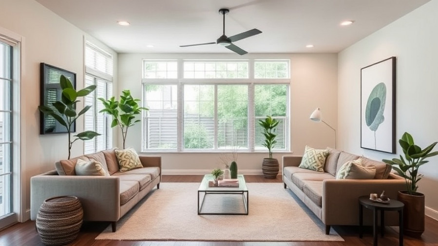 Tampa Minimalist Interior Design promoting tranquility and well-being in home spaces.