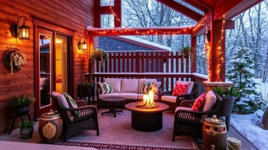 Winter heating assistance with DIY backyard makeover ideas for cozy outdoor living.