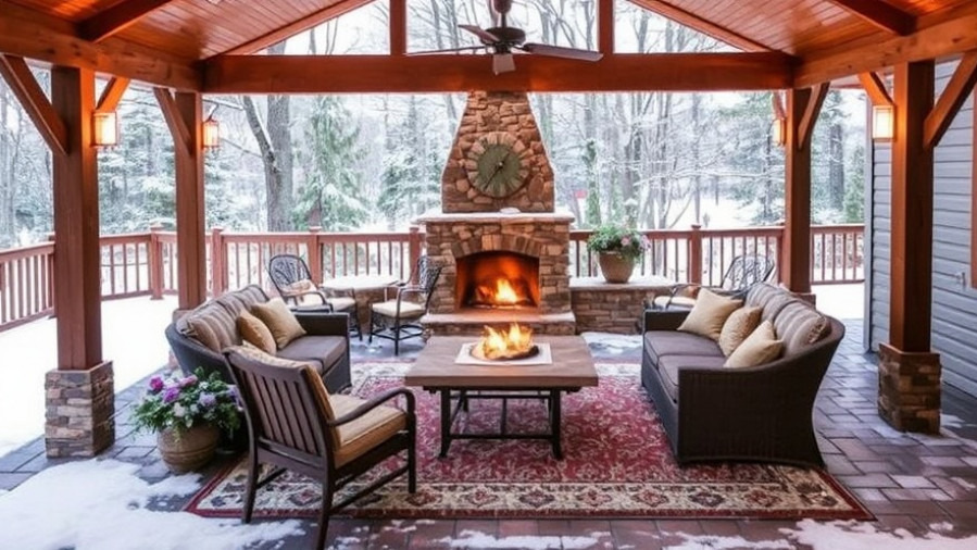 Outdoor fire pit installation for a cozy Tampa backyard winter retreat.