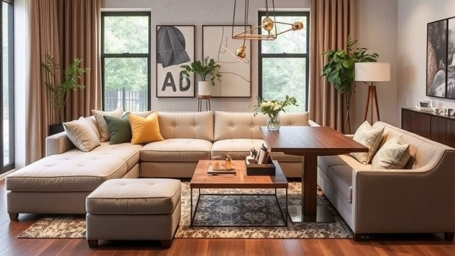 Multifunctional furniture in small house design for efficient space and style.