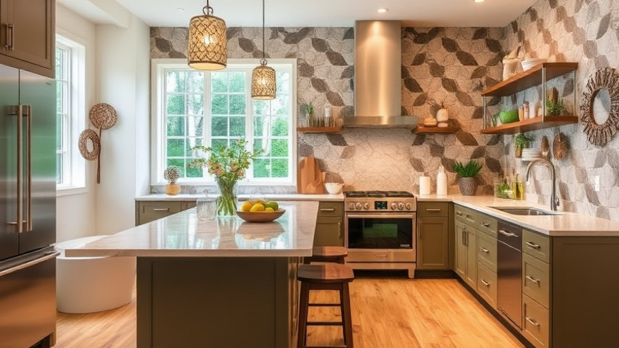 Nature-inspired color palettes enhance Tampa kitchen remodeling with warm neutrals.