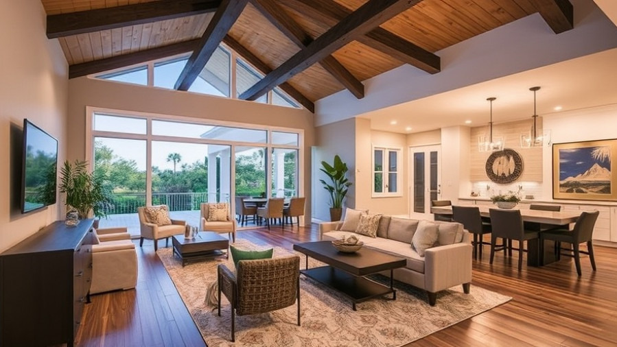 Modern Clearwater home decor with smart technology for enhanced living.