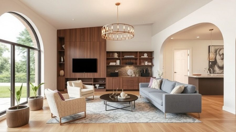 Curvilinear design in Tampa Bay interior design enhances family-friendly home decor with soft lines.