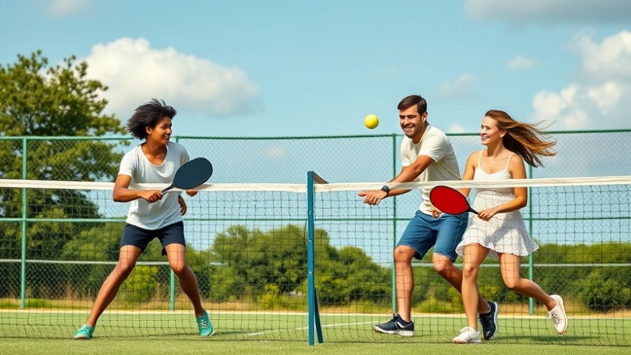 Contrasting families playing paddle ball: toxic anger vs. thriving mental wellness.