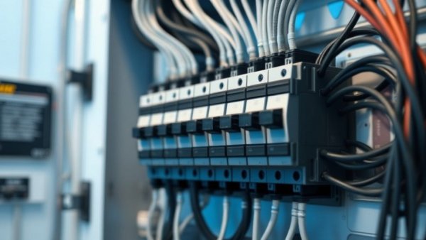 Modern electrical panel for home wiring upgrade ideas.