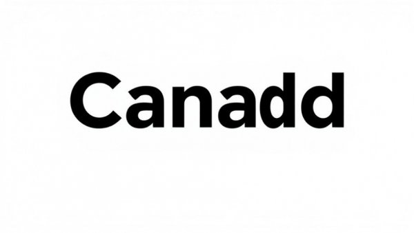 Modern logo for factory-built construction in Canada with maple leaf.