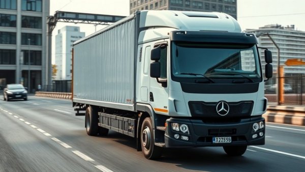 Industrial truck hauling beams for audit logistics operations