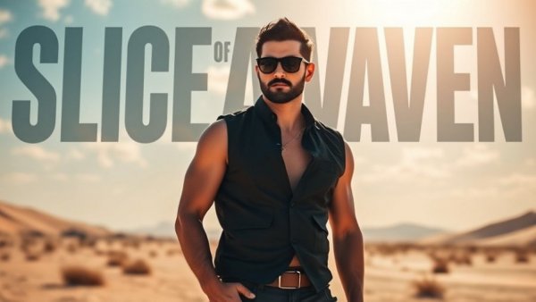 Hidden gem in Scottsdale with a sunny desert backdrop and man.