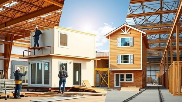 Modular housing construction showcasing affordable housing solutions in Boulder.