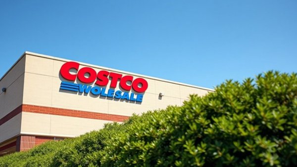 Costco Wholesale sign symbolizing business growth.